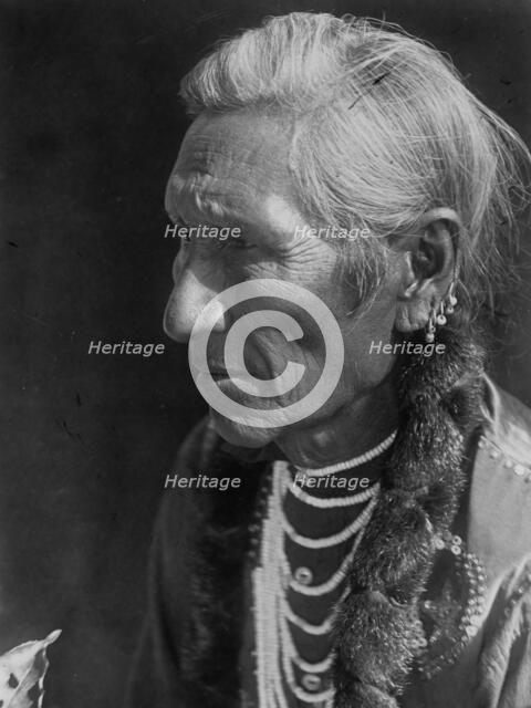 Flathead profile, c1910. Creator: Edward Sheriff Curtis.
