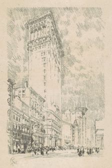 Flatiron Building, 1904. Creator: Joseph Pennell