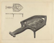 Flatiron Holder, c. 1936. Creator: Isidore Sovensky