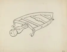Flatiron Holder, c. 1939. Creator: Bernard Westmacott
