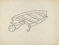 Flatiron Holder, c. 1939. Creator: Bernard Westmacott