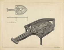 Flatiron Holder, c. 1939. Creator: Holger Hansen
