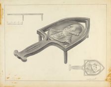 Flatiron Holder, c. 1939. Creator: Karl Joubert
