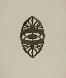 Flatiron Stand, c. 1940. Creator: Rose Campbell-Gerke