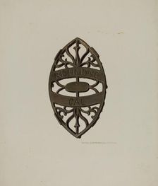 Flatiron Stand, c. 1940. Creator: Rose Campbell-Gerke