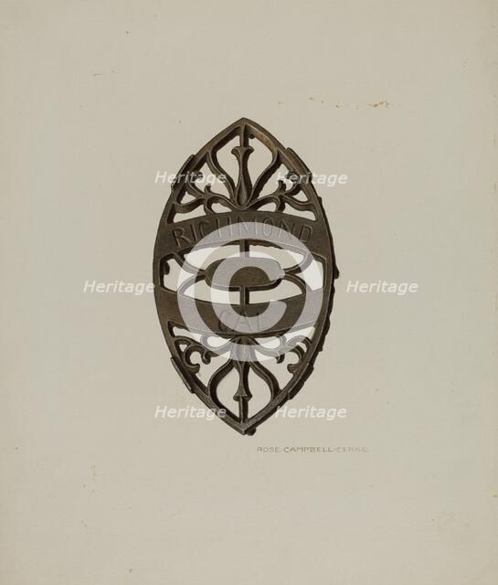 Flatiron Stand, c. 1940. Creator: Rose Campbell-Gerke.