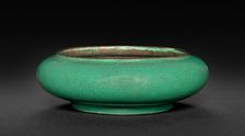 Flattened Globular Bowl, 1661-1722. Creator: Unknown