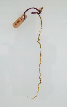 Flattened Wire, Frankish, 7th century. Creator: Unknown