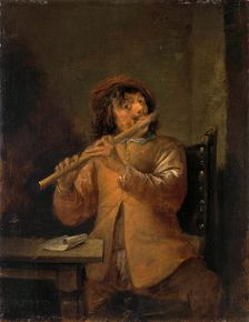 Flautist 1630s. Creator: Teniers, David, the Younger (1610-1690)