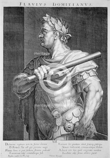 Flavius Domitian, Roman Emperor, (c1590-1629). Creator: Aegidius Sadeler II.