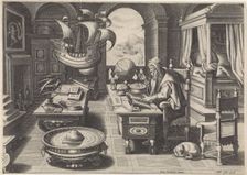 Flavio Gioia of Amalfi discovering the Power of the Lodestone, ca 1590