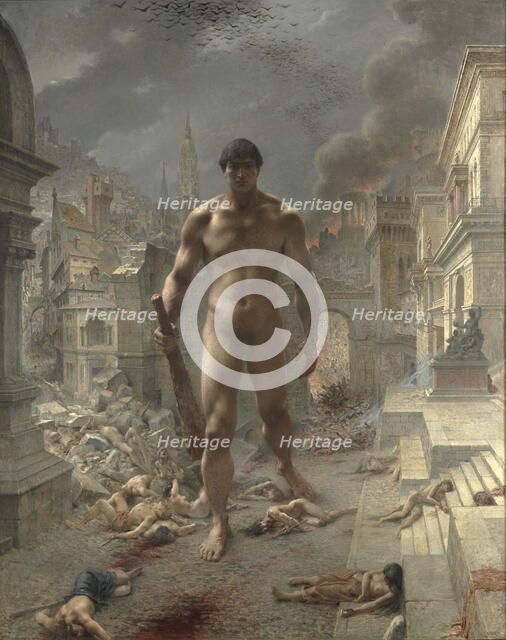 Fléau! (Scourge!). Artist: Danger, Henri-Camille (1857-1937)