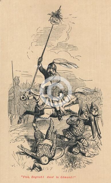 Flee, English! Dead is Edmond!', c1860, (c1860). Artist: John Leech.
