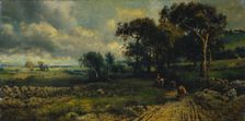 Fleecy Clouds, 1881. Creator: George Inness (American, 1825-1894), imitator of