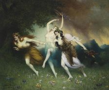 Fleeing nymphs
