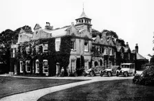 Fleet of cars at Castle Malwood, Hampshire