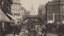 Fleet Street and Ludgate Circus in London, Second Half of the 19th century
