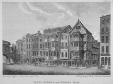 Fleet Street, City of London, 1799. Artist: John Roffe