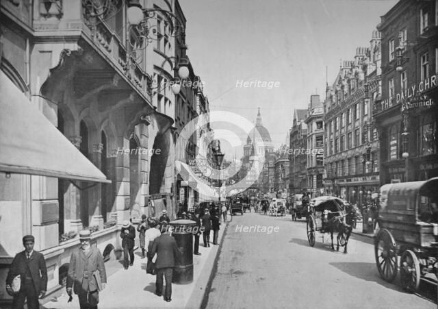 Fleet Street, City of London, c1900 (1911). Artist: Pictorial Agency.