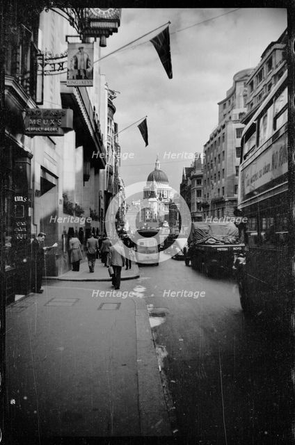 Fleet Street, City of London, c1955-c1980. Creator: Ursula Clark.