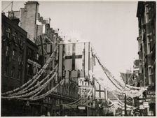 Fleet Street, City of London, Greater London Authority, 1953. Creator: JR Uppington