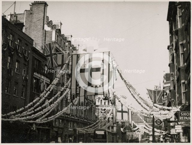 Fleet Street, City of London, Greater London Authority, 1953. Creator: JR Uppington.