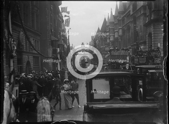 Fleet Street, City of London, London, 1911. Creator: Katherine Jean Macfee.