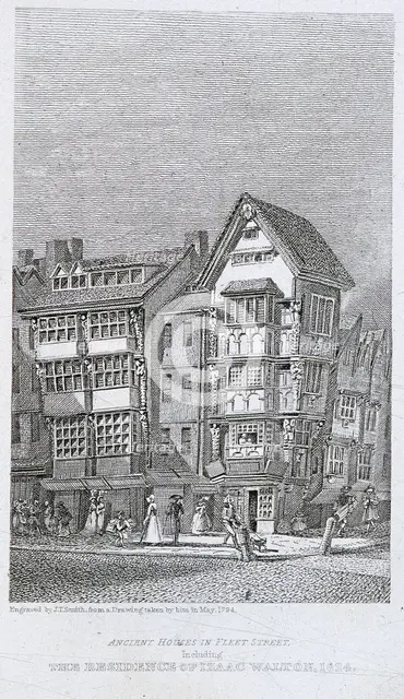 Fleet Street, London, 1822. Artist: John Thomas Smith