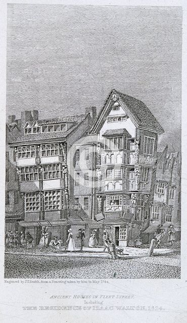 Fleet Street, London, 1822. Artist: John Thomas Smith