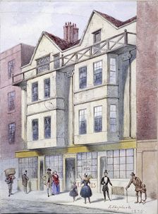 Fleet Street, London, 1835. Artist: Frederick Napoleon Shepherd