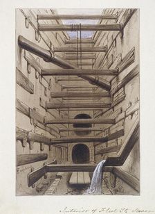 Fleet Street, London, 1845. Artist: Frederick Napoleon Shepherd