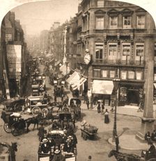 Fleet Street, London 1896. Creator: Works and Sun Sculpture Studios