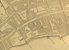 Fleet Street, The Temple, Etc., From a Map of London, Published 1720 (1897). Creator: Unknown