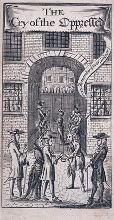 Fleet Prison, London, 1691. Artist: Anon