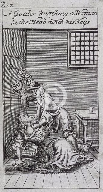 Fleet Prison, London, 1691. Artist: Anon