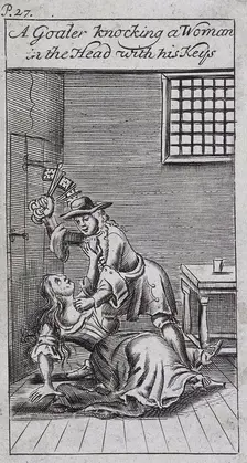 Fleet Prison, London, 1691. Artist: Anon