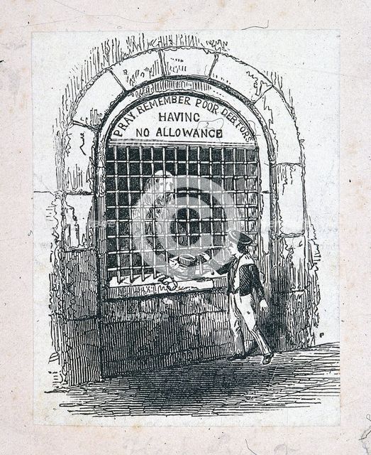 Fleet Prison, London, c1800. Artist: Anon