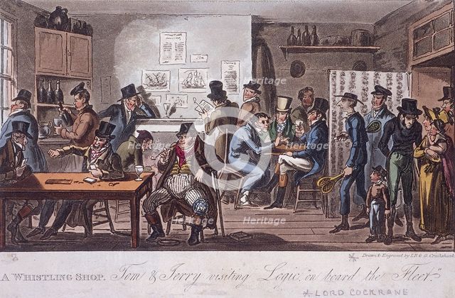 Fleet Prison, London, c1800. Artist: Anon