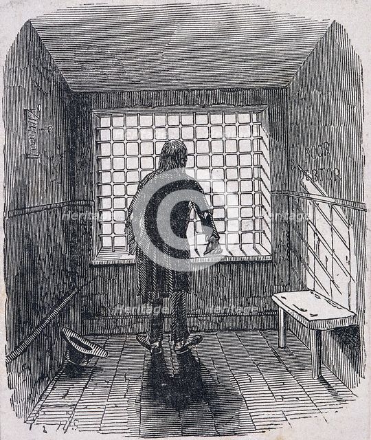 Fleet Prison, London, c1820. Artist: Anon