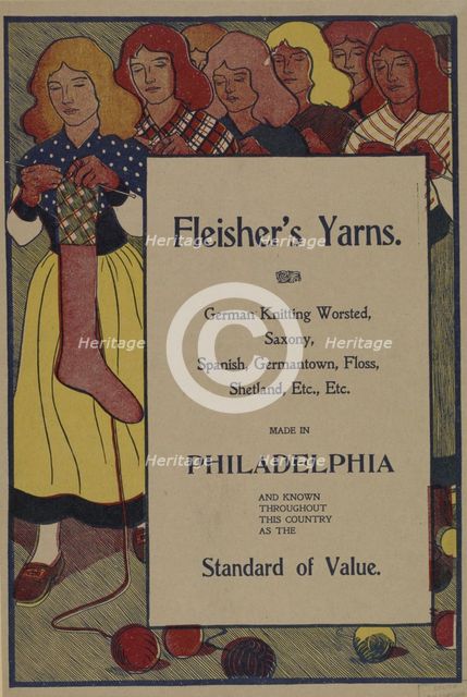 Fleisher's yarns, c1895 - 1917. Creator: Unknown.