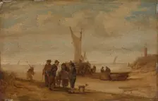 Flemish Coast, probably last half of 17th century. Creator: David Teniers II