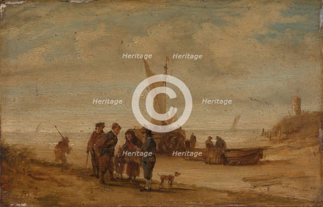Flemish Coast, probably last half of 17th century. Creator: David Teniers II.