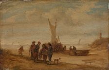 Flemish Coast, probably last half of 17th century. Creator: David Teniers II