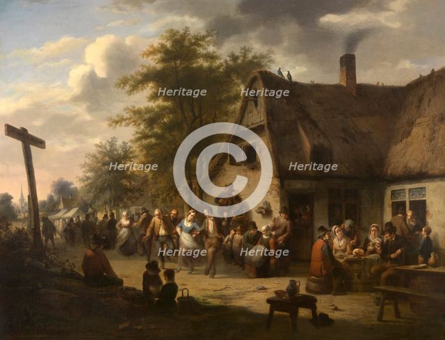 Flemish Kermis, 1849. Creator: Karel Ferdinand Venneman.