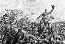 Fletcher's Defence of the Redoubt at Tanjore c1891. Creator: James Grant