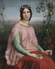 Fleur des champs (Flower of the Fields), 1845. Creator: Janmot, Louis (1814-1892)