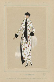 Fleurette, pub. 1922 (pochoir print). Creator: French School (20th Century)