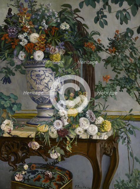 Fleurs, 1868. Creator: Bazille, Frédéric (1841-1870).