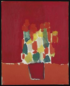 Fleurs rouges, 1952. Creator: Nicolas de Staël