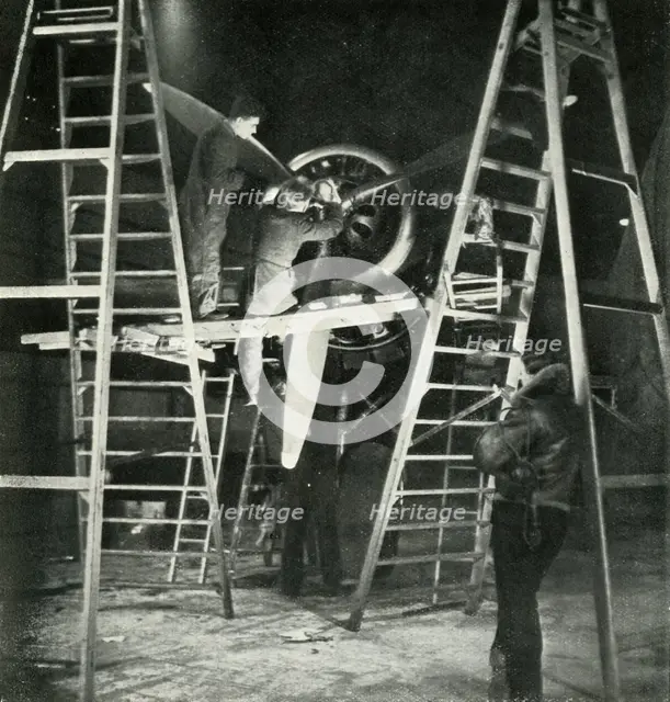 'Flight Mechanics; Also a W.A.A.F. Trade', c1943. Creator: Cecil Beaton.